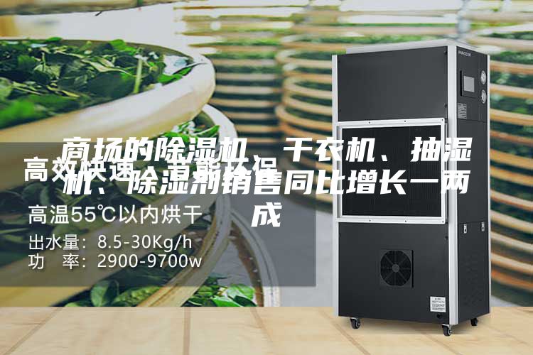 商場(chǎng)的除濕機(jī)、干衣機(jī)、抽濕機(jī)、除濕劑銷售同比增長(zhǎng)一兩成
